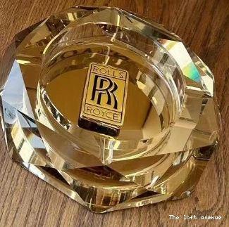 ASHTRAY ROUND ROYCE ROLLS 0825